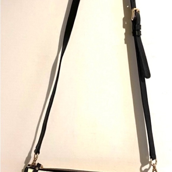 Cole Haan Cream and Black Crossbody Bag - Picture 6 of 7